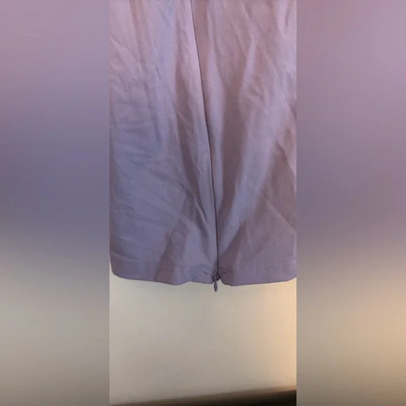 FLZ Lilac Spaghetti-Strap Mini Dress with built in shorts Women’s size medium. - Picture 10 of 11